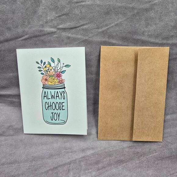 Always Choose Love Greeting Card Gift Handmade 4x6 Blank Inside - Picture 3 of 4